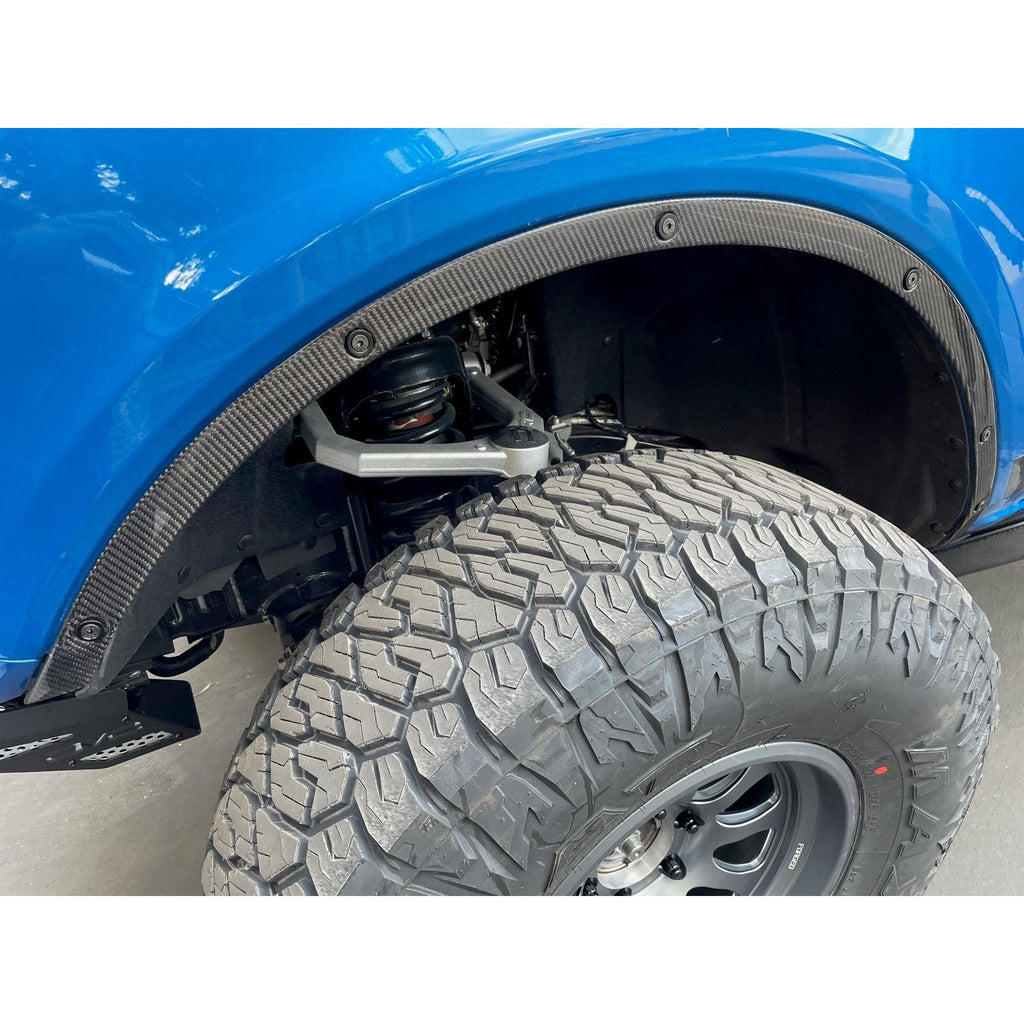 Anderson Composites 2021-2023 Ford Bronco 2 Door Carbon Fiber Fender Flare Delete Kit - Anderson Composites AC-FDL21FDBR2D
