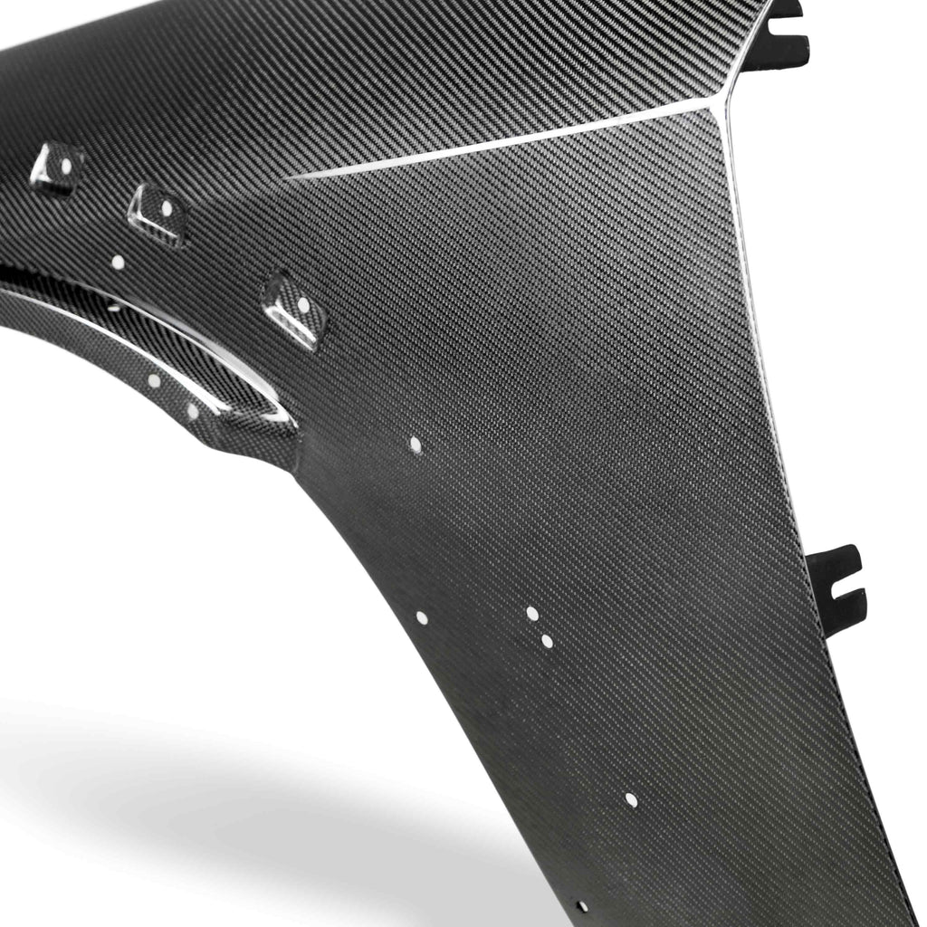 Anderson Composites 2018-2024 Dodge Demon Carbon Fiber Front Fenders (Pair) - Anderson Composites AC-FF18DGCHHC