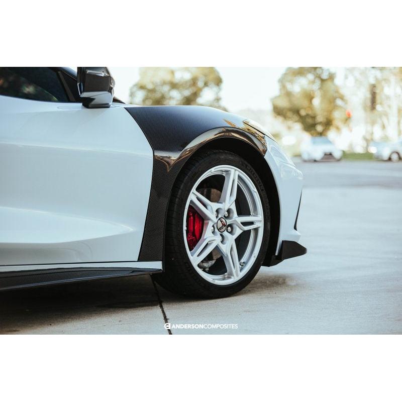 Anderson Composites 2020-2024 Chevrolet Corvette C8 Carbon Fiber Front Fenders - Anderson Composites AC-FF20CHC8