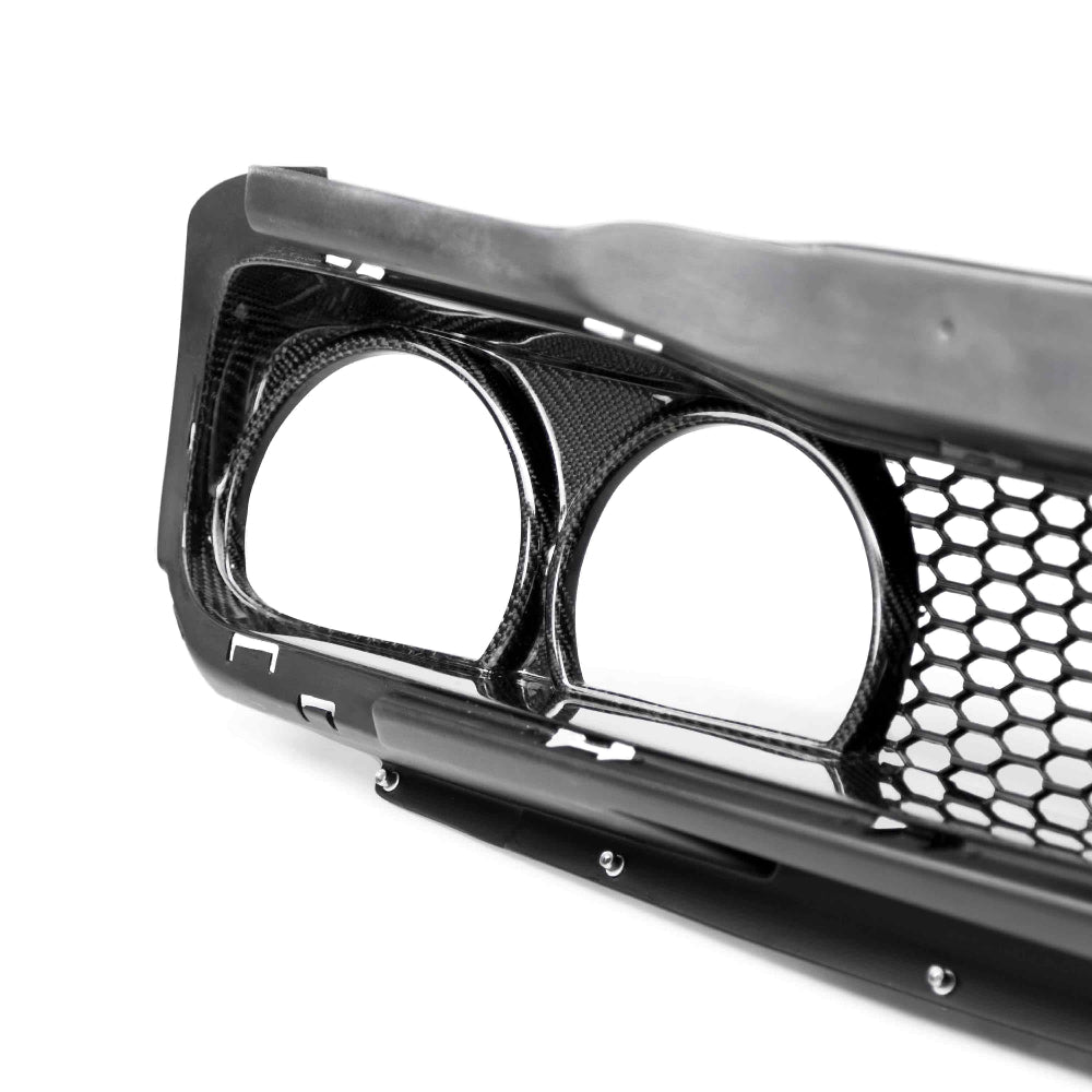 Anderson Composites 2015-2024 Dodge Challenger Type-AS Front Upper Grille - Anderson Composites AC-FG15DGCH