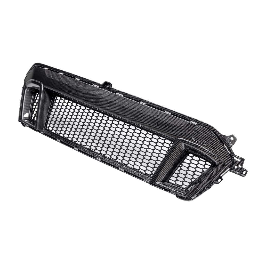 Anderson Composites 2024 Ford Mustang GT Carbon Fiber Front Grille - Anderson Composites AC-FG24FDMUGT