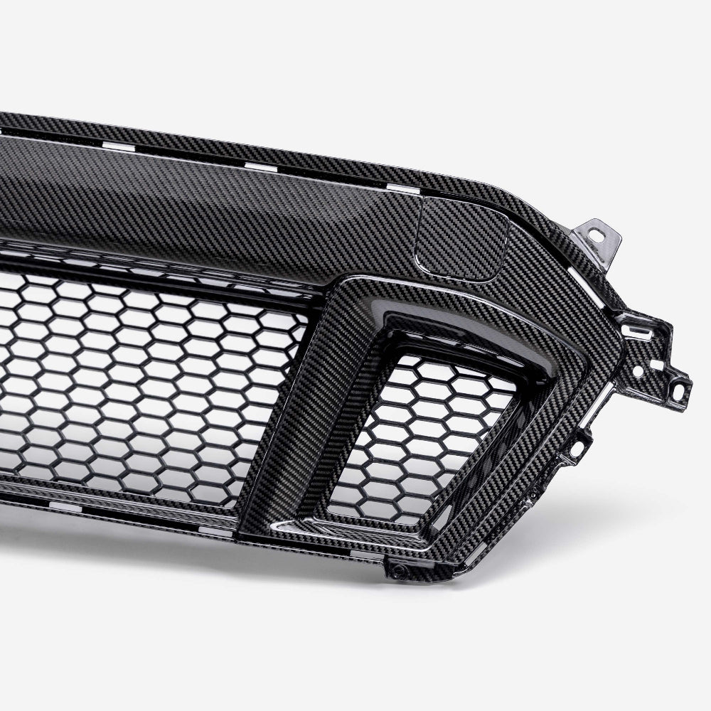 Anderson Composites 2024 Ford Mustang GT Carbon Fiber Front Grille - Anderson Composites AC-FG24FDMUGT