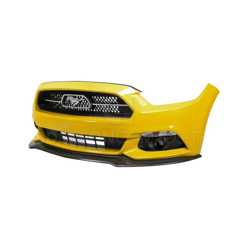 Anderson Composites 2015-2017 Ford Mustang Carbon Fiber Type-AC Front Chin Spoiler - Anderson Composites AC-FL15FDMU-AC
