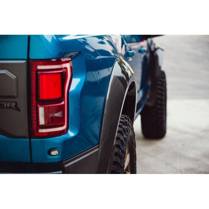 Anderson Composites 2017-2020 Ford Raptor Type-Wide Fender Flares (Rear) - Anderson Composites AC-FLR17FDRA-R-W
