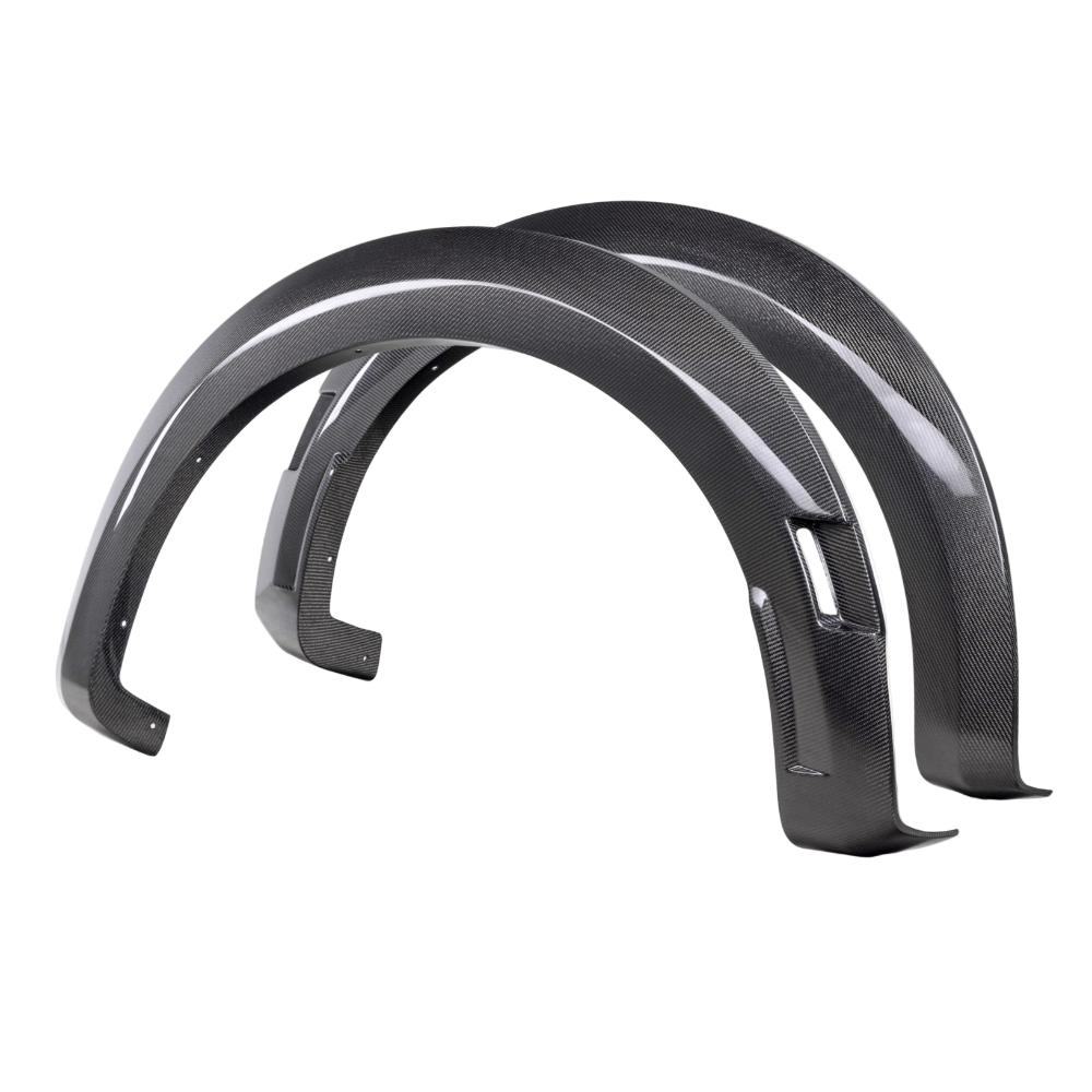 Carbon Fiber Rear Fender Flares 2021-2024 Ford F-150 Raptor - Anderson Composites AC-FLR21FDRA-R