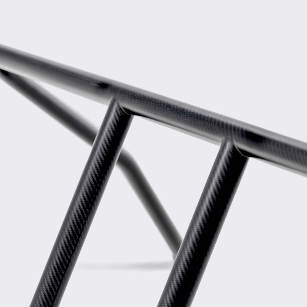 Anderson Composites 15-24 Ford Mustang Carbon Fiber Harness Bar - Anderson Composites AC-HB15FDMU