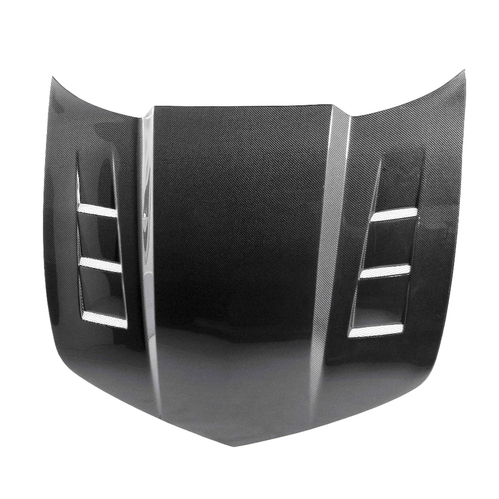 Anderson Composites 2010-2015 Chevy Camaro TS-style Carbon Fiber Hood - Anderson Composites AC-HD1011CHCAM-TS