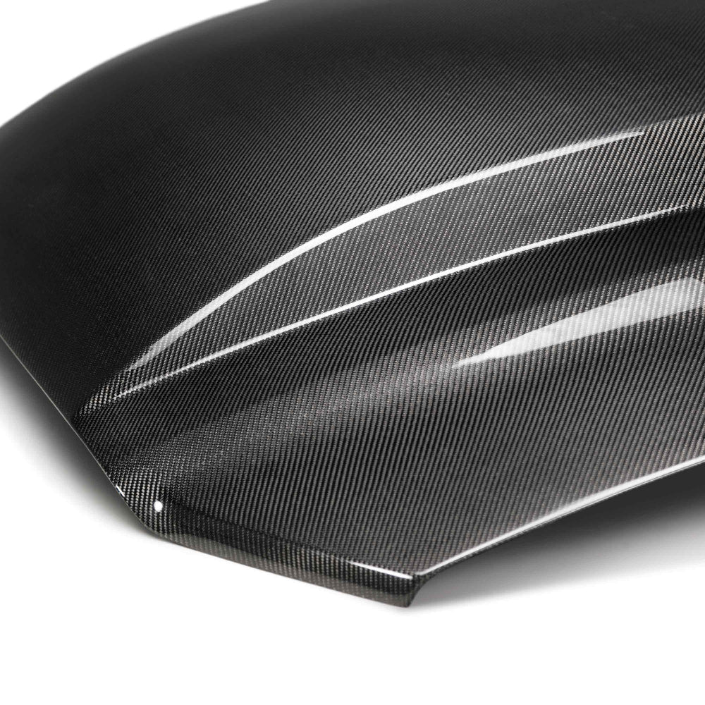 Anderson Composites 2013-2014 Ford Mustang Type-CJ Carbon Fiber Cowl Hood - Anderson Composites AC-HD13FDMU-CJ