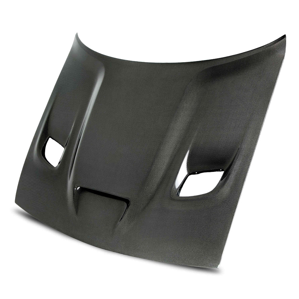 Anderson Composites 2015-2024 Dodge Challenger Hellcat Carbon Fiber Hood - Anderson Composites AC-HD15DGCHHC-OE