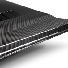 Load image into Gallery viewer, Anderson Composites Type-SN double carbon fiber hood 2015-2017 Ford Mustang - Anderson Composites AC-HD15FDMU-SN-DS