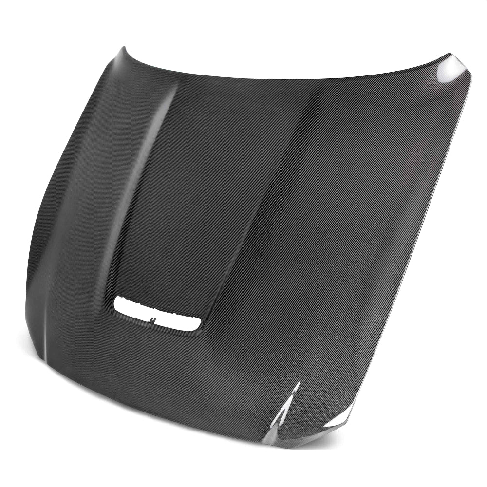 Anderson Composites 2015-2020 Ford Mustang Shelby GT350 Double Sided Carbon Fiber Hood - Anderson Composites AC-HD15FDMU350-O