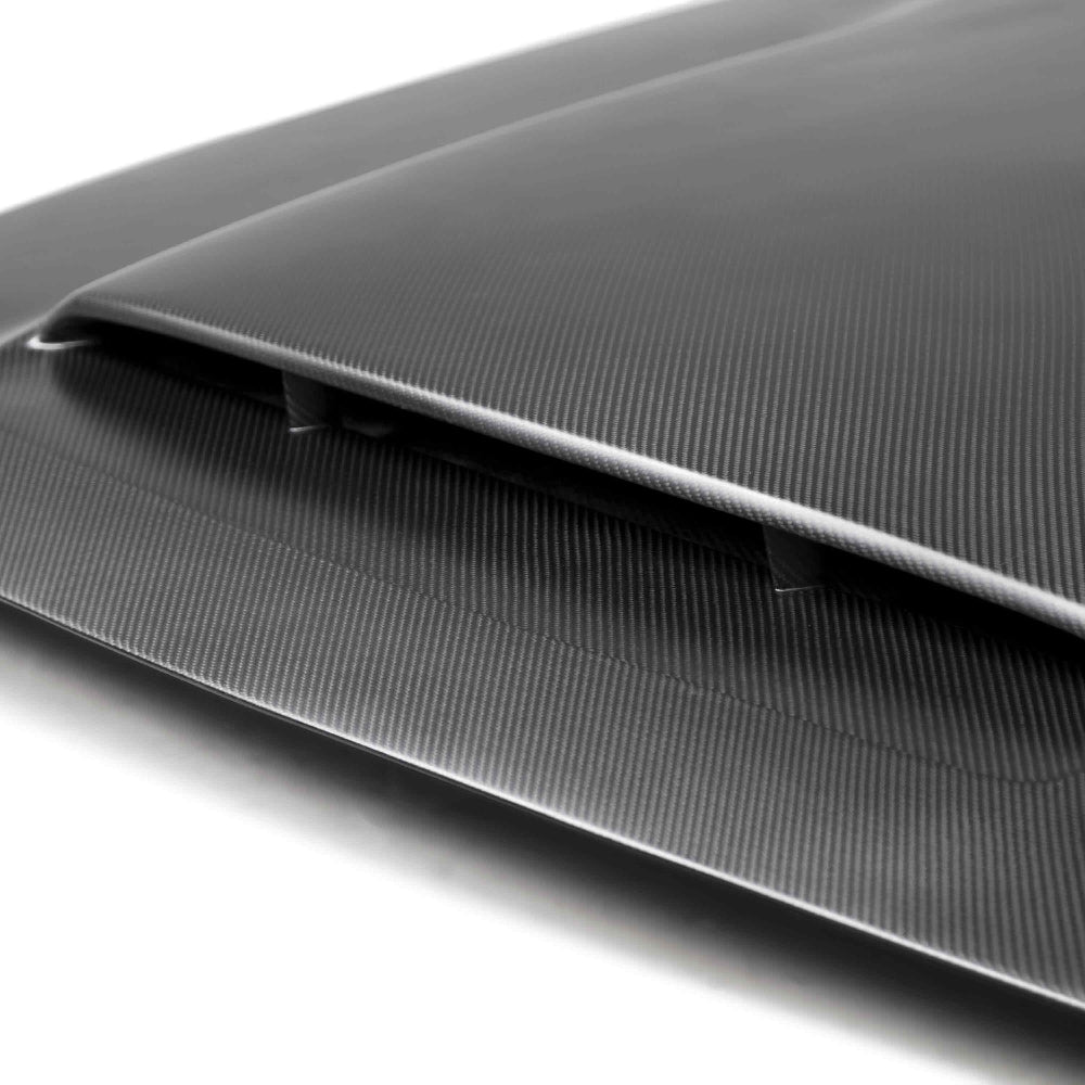 Anderson Composites 2018-2024 Dodge Demon Type-OE Dry Carbon Fiber Hood - Anderson Composites AC-HD18DGCHDM-OE-DRY