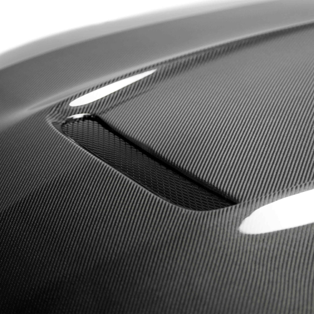 Anderson Composites 2018-2023 Ford Mustang Type-GR Double Sided Carbon Fiber Hood - Anderson Composites AC-HD18FDMU-GR-DS