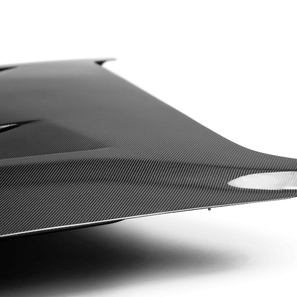 Anderson Composites 2018-2023 Ford Mustang GT Type-SA Style Heat Extractor Double Sided Carbon Fiber Hood - Anderson Composit