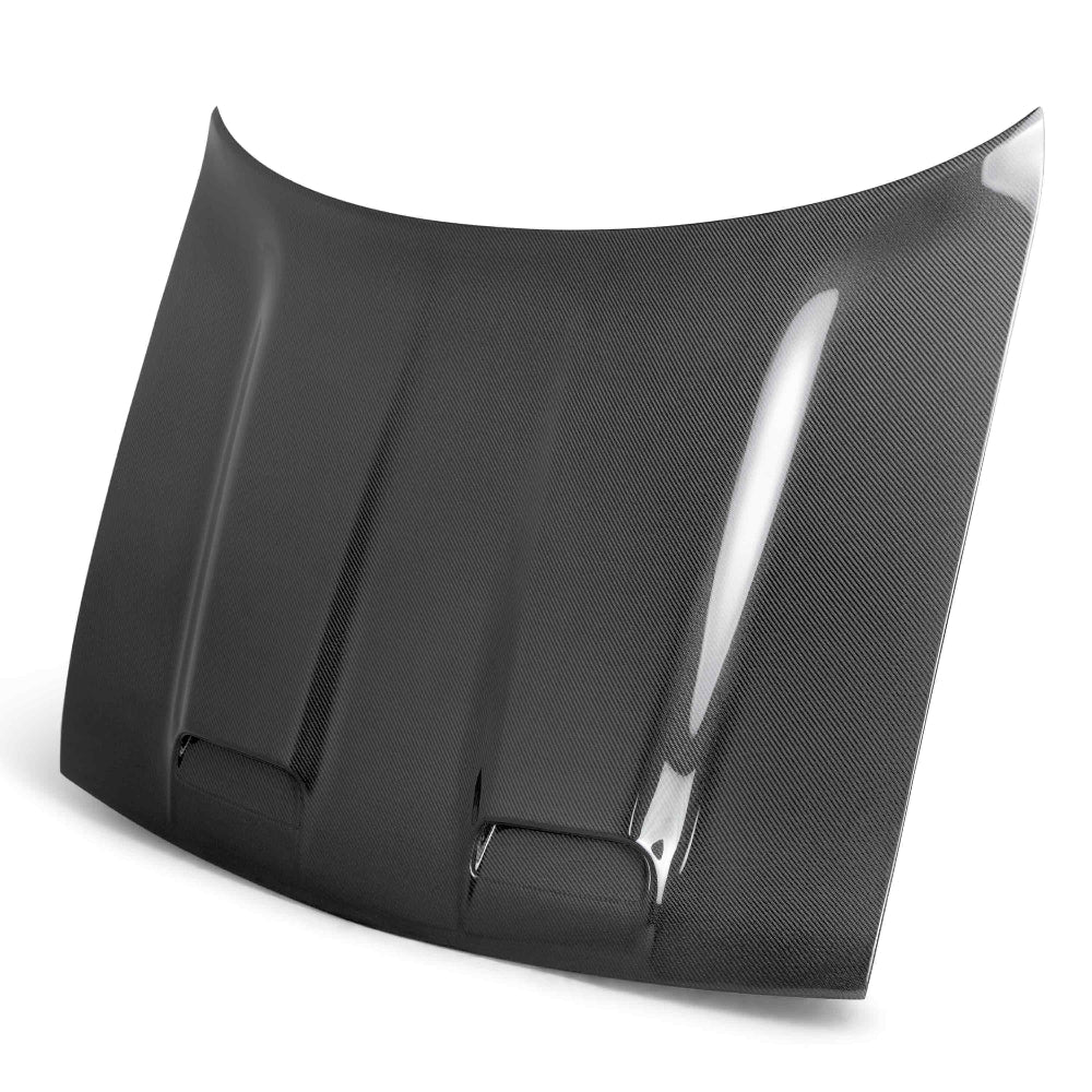 Anderson Composites 2019-2023 Dodge Challenger Hellcat/Redeye Type-RE Style Hood - Anderson Composites AC-HD19DGCHHC-RE