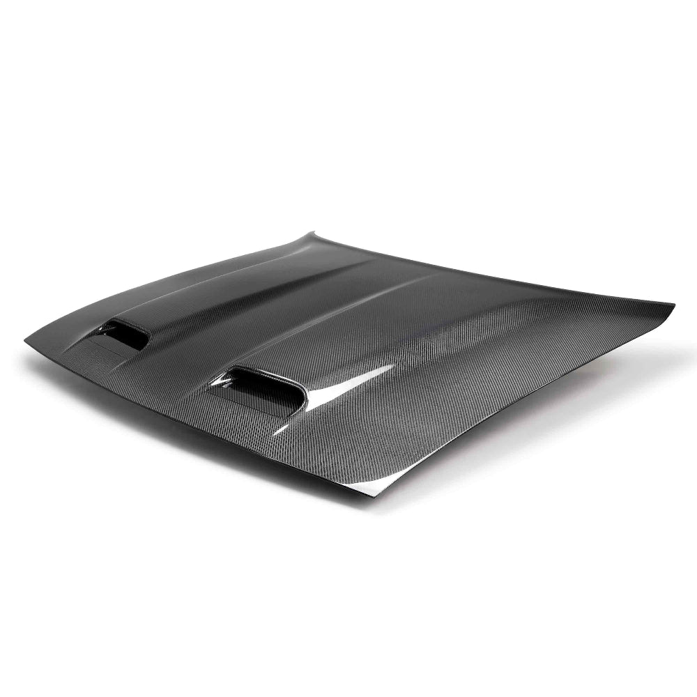 Anderson Composites 2019-2023 Dodge Challenger Hellcat/Redeye Type-RE Style Hood - Anderson Composites AC-HD19DGCHHC-RE