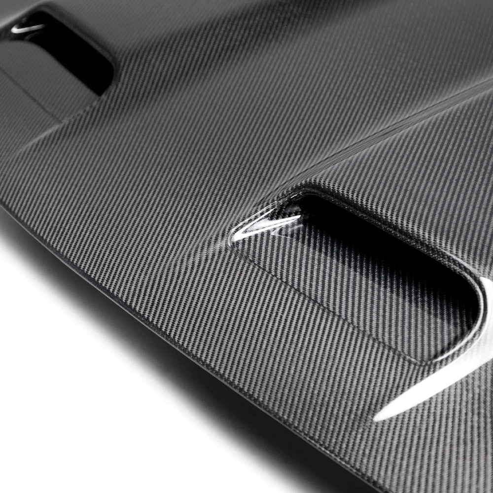 Anderson Composites 2019-2023 Dodge Challenger Hellcat/Redeye Type-RE Style Hood - Anderson Composites AC-HD19DGCHHC-RE