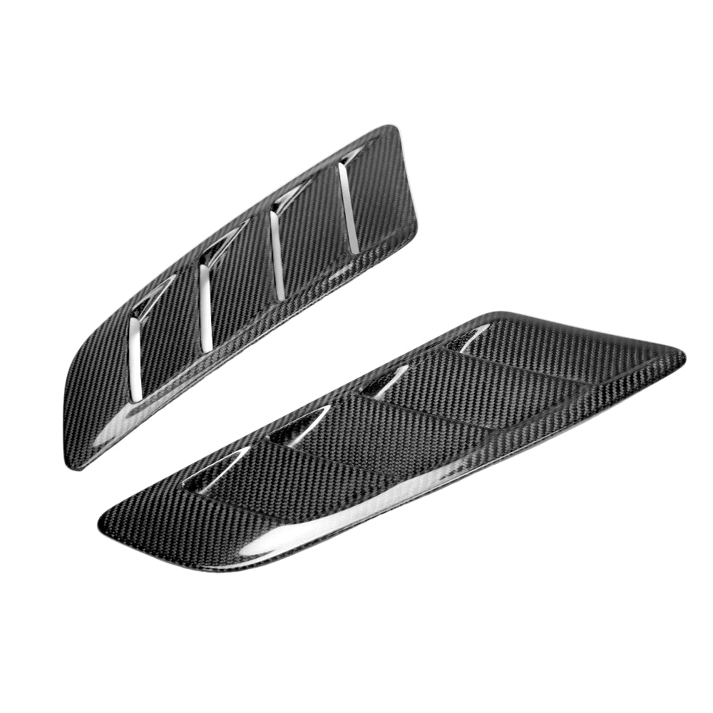 Anderson Composites 2015-2017 Ford Mustang Type-AB Carbon Fiber Hood Vents - Anderson Composites AC-HV15FDMUGT-AB