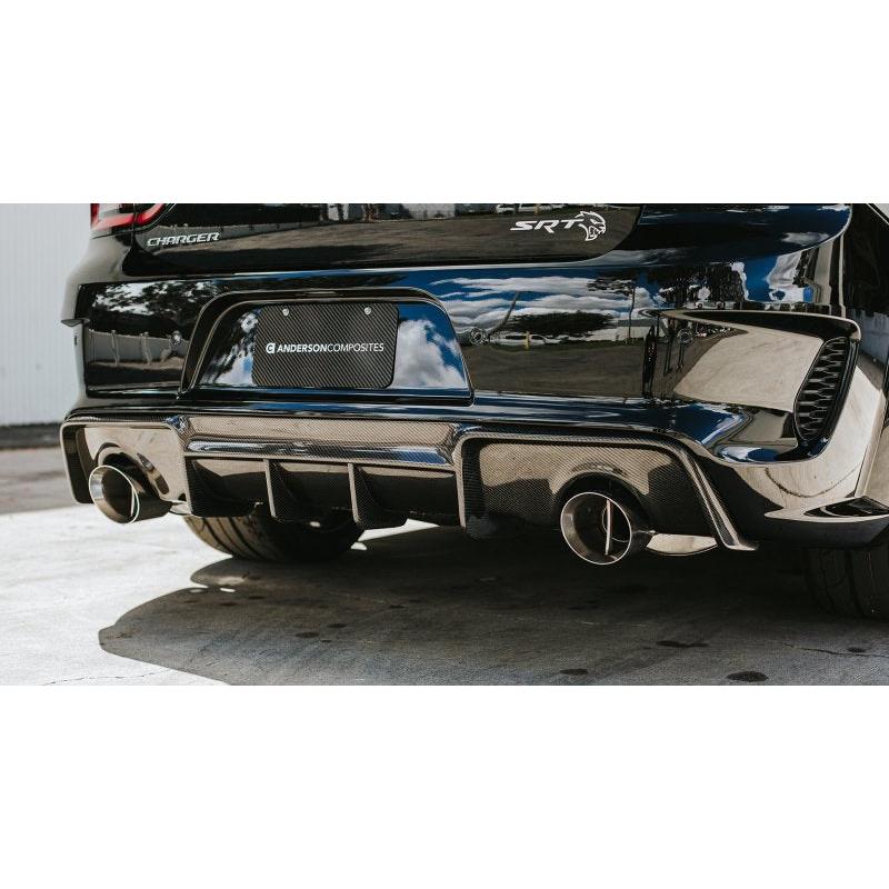 Anderson Composites 2020-2023 Dodge Charger Widebody MB Carbon Fiber Rear Diffuser - Anderson Composites AC-RD15DGCR-MB