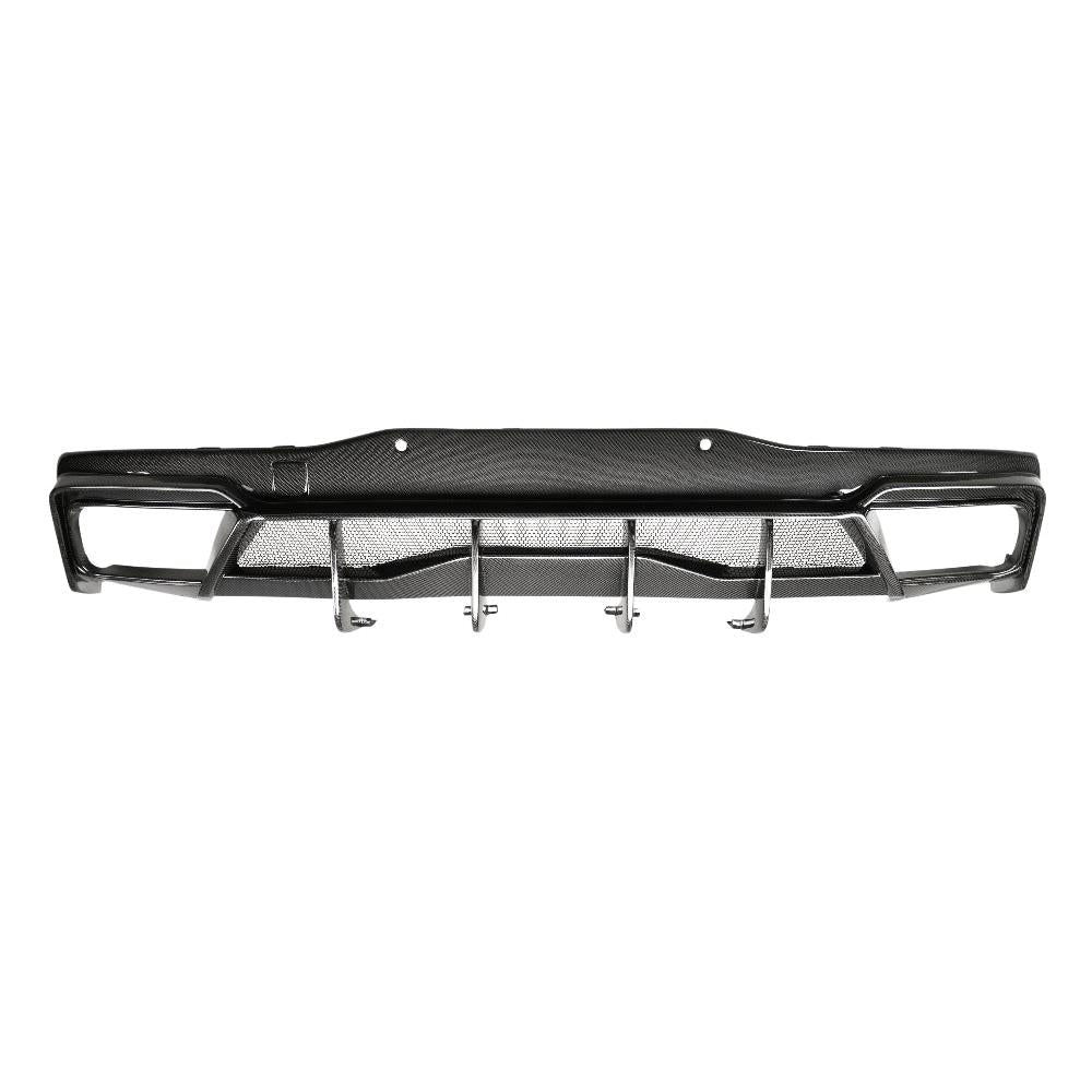 Anderson Composites 2020-2025 Chevrolet Corvette (C8) Carbon Fiber Rear Diffuser - Anderson Composites AC-RD20CHC8-MB