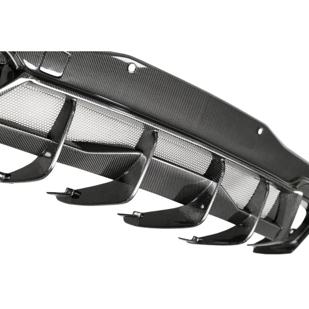 Anderson Composites 2020-2025 Chevrolet Corvette (C8) Carbon Fiber Rear Diffuser - Anderson Composites AC-RD20CHC8-MB
