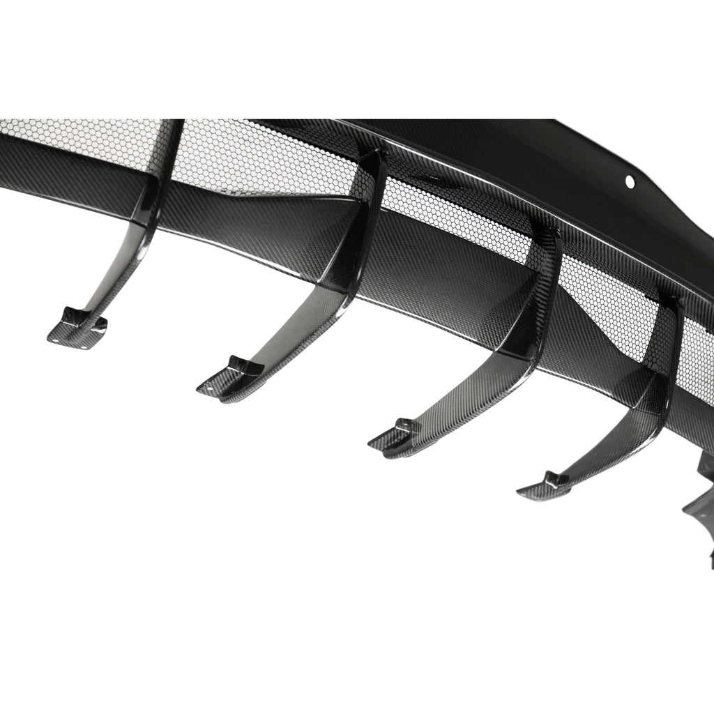 Anderson Composites 2020-2025 Chevrolet Corvette (C8) Carbon Fiber Rear Diffuser - Anderson Composites AC-RD20CHC8-MB
