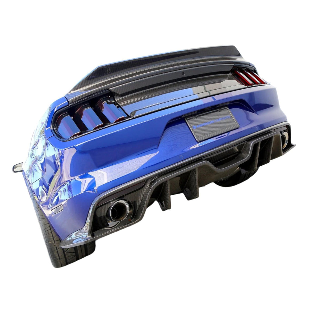 Anderson Composites 2015-2017 Ford Mustang Type-AR Rear Diffuser - Anderson Composites AC-RL15FDMU-AR