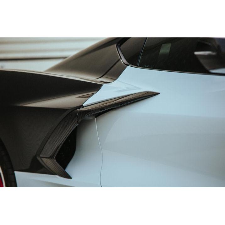 Anderson Composites 2020-2024 Chevrolet Corvette C8 Stingray Carbon Fiber Side Scoops - Anderson Composites AC-SC20CHC8