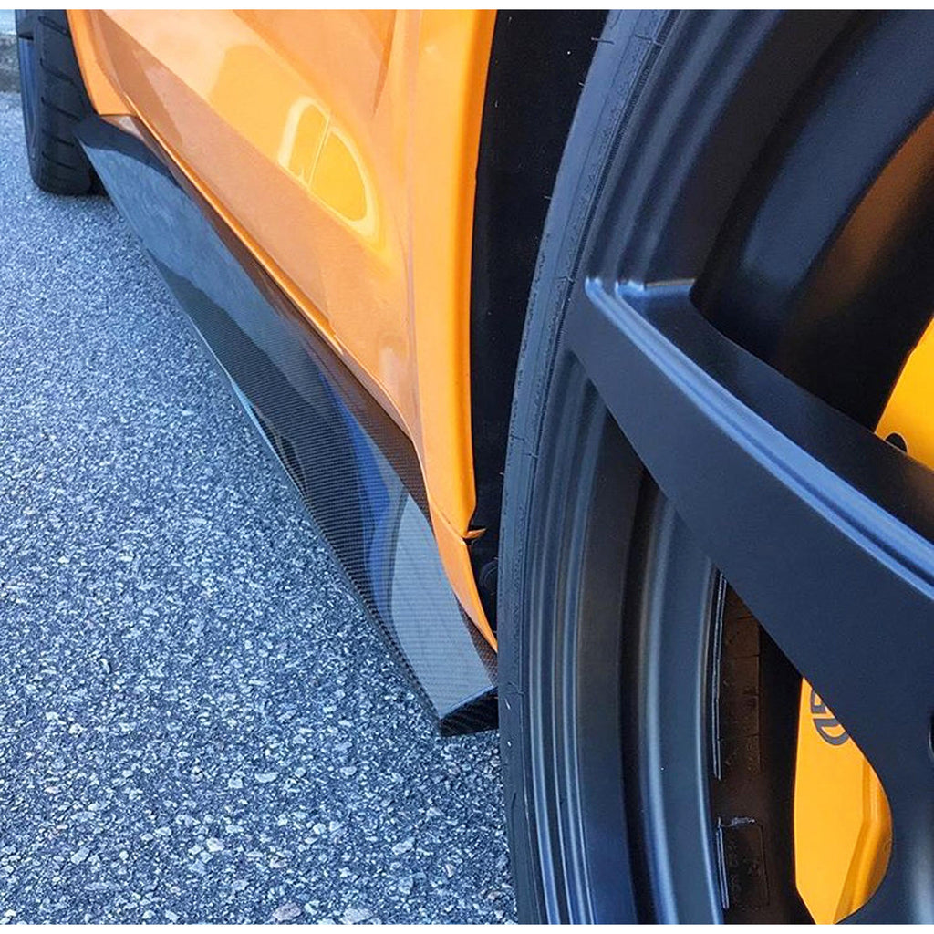 Anderson Composites 2015-2023 Ford Mustang Type-AR Rocker Panel Splitter - Anderson Composites AC-SS15FDMU-AR