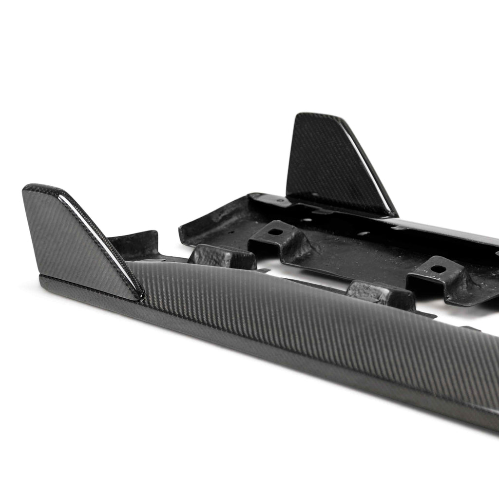 Anderson Composites 2015-2017 Ford Mustang GT350 Style Rocker Panel Splitter - Anderson Composites AC-SS15FDMU-GR