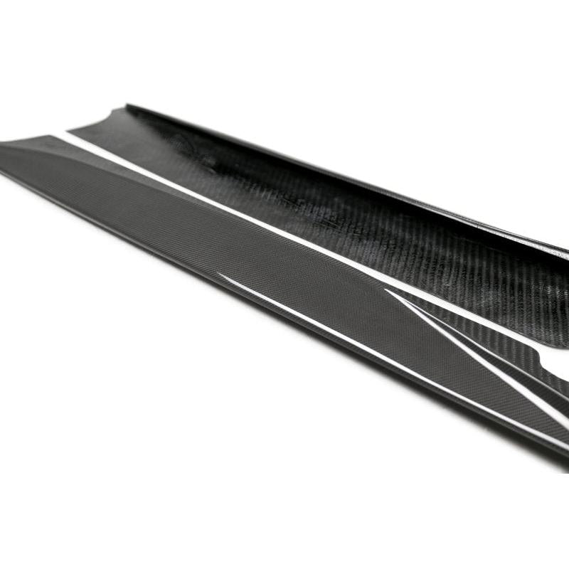 Anderson Composites Carbon Fiber Rocker Panel Extension 2020+ Corvette C8 Stingray - Anderson Composites AC-SS20CHC8-MB