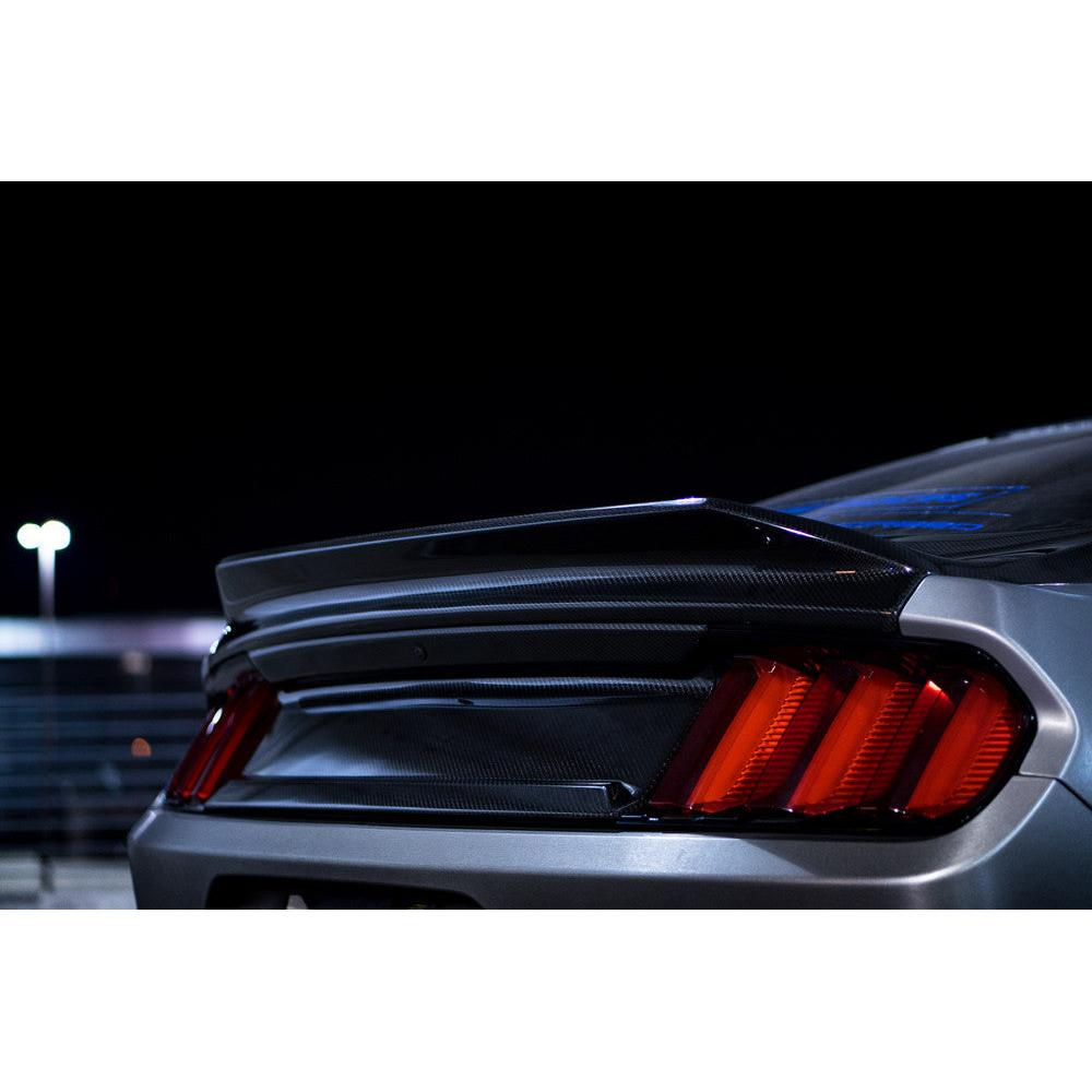 Anderson Composites 2015-2023 Ford Mustang Type-ST Double Sided Decklid - Anderson Composites AC-TL15FDMU-SA-DS