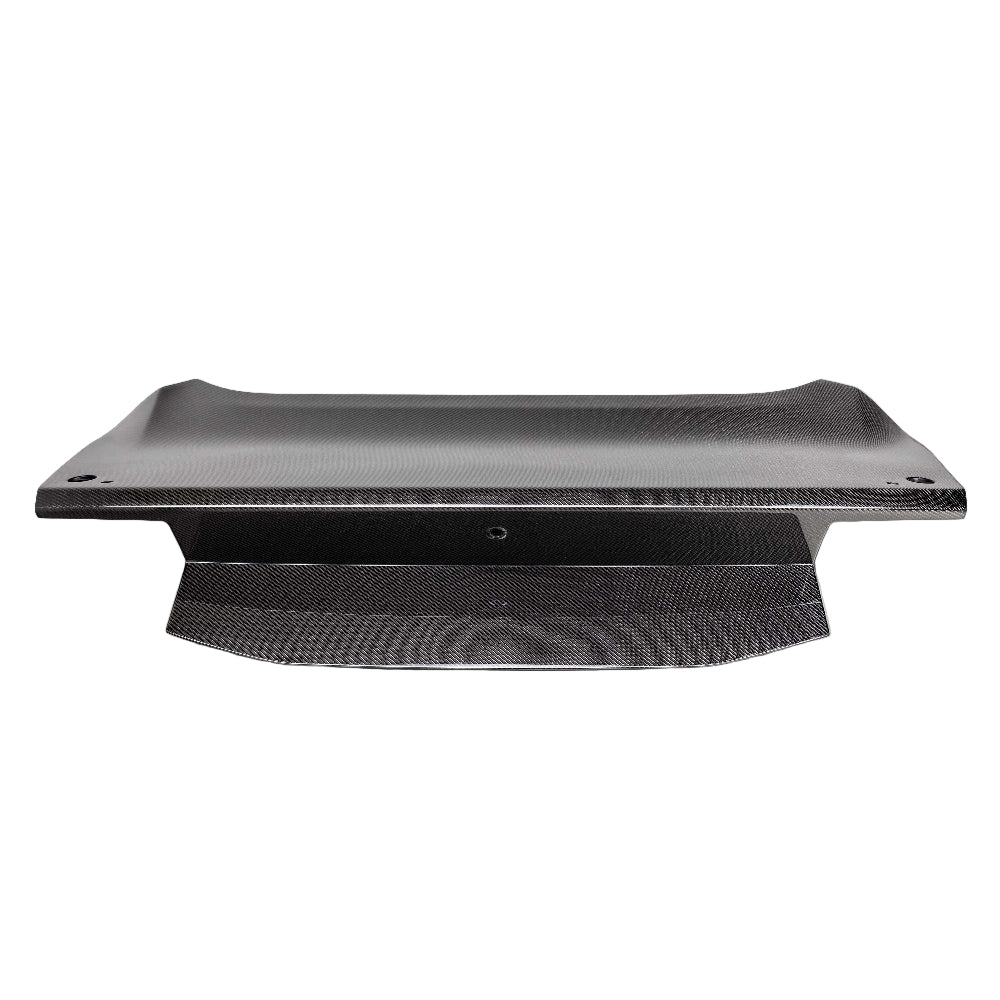 Anderson Composites Double sided carbon fiber 1-piece Trunk 2024 Ford Mustang w/ hole - Anderson Composites AC-TL24FDMU-AC-DS