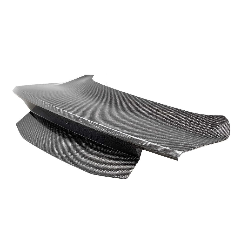 Anderson Composites 2024 Ford Mustang Type-AO Double Sided Carbon Fiber 1-Piece Deckl - Anderson Composites AC-TL24FDMU-AO-DS