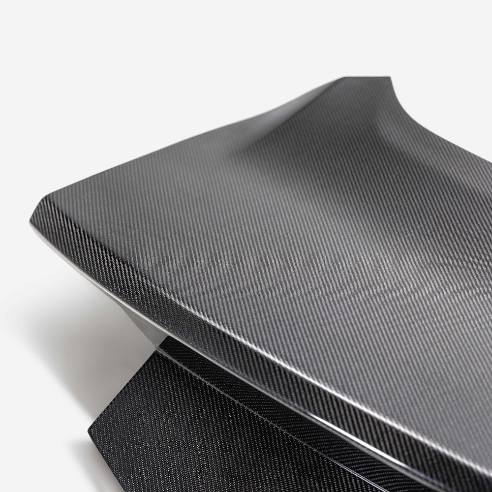 Anderson Composites 2024 Ford Mustang Type-AO Double Sided Carbon Fiber 1-Piece Deckl - Anderson Composites AC-TL24FDMU-AO-DS