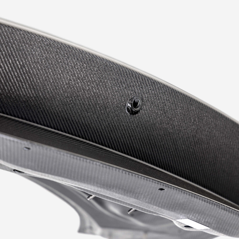 Anderson Composites 2024 Ford Mustang Type-AO Double Sided Carbon Fiber 1-Piece Deckl - Anderson Composites AC-TL24FDMU-AO-DS