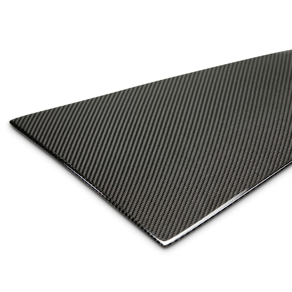 Anderson Composites 2015+ Ford Mustang Window Louvers - Flat - Anderson Composites AC-WL15FDMU-F