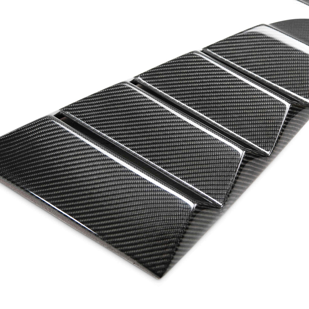 Anderson Composites 2015-2017 Ford Mustang Type-V Style Window Louvers - Vented - Anderson Composites AC-WL15FDMU-V