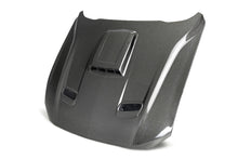 Load image into Gallery viewer, Anderson Composites Mustang Mach 1 Type-SK carbon fiber hood front view