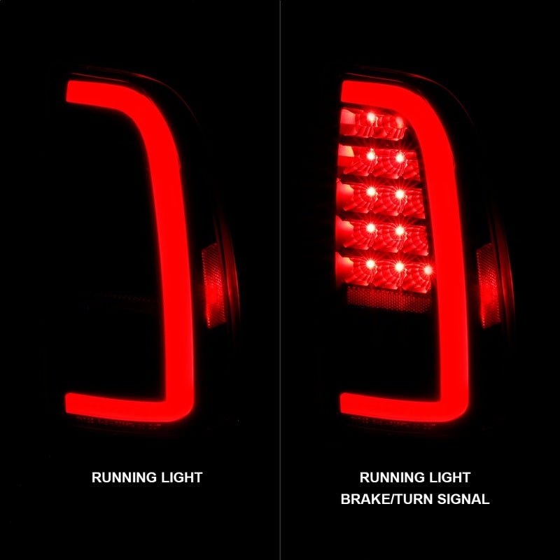ANZO 00-06 Toyota Tundra (Std. Bed/Reg Cab) LED Taillights w/Light Bar Black Housing Smoke Lens ANZO ANZ311412