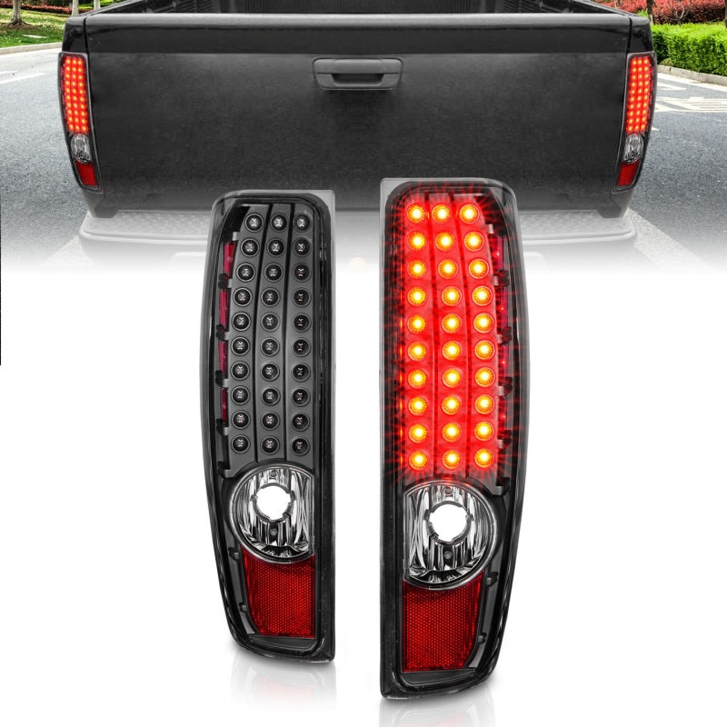 Anzo 04-10 Chevy Colorado LED Tailights G2 - Black ANZO ANZ311385