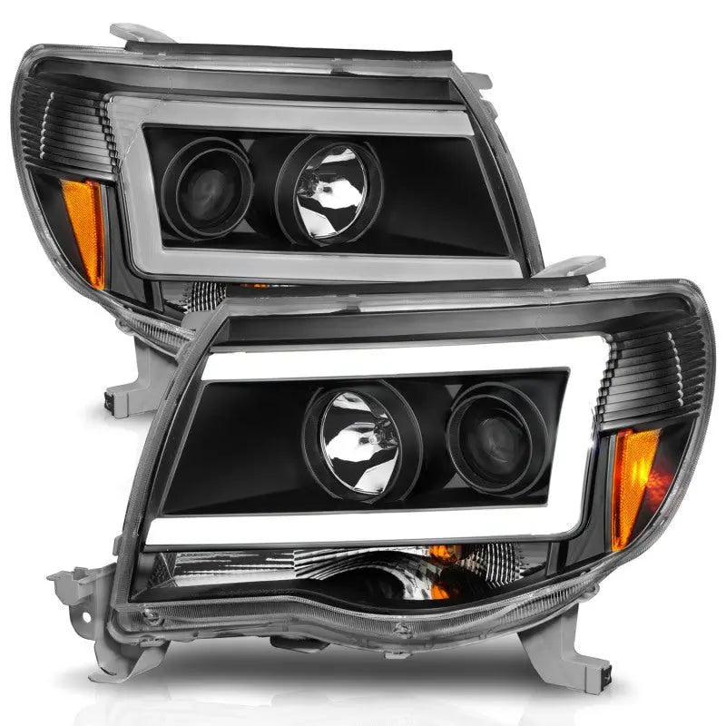 ANZO 05-09 Toyota Tacoma Projector Light Bar Style Headlights w/ C Light Bar ANZO ANZ111517