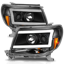 Load image into Gallery viewer, ANZO 05-09 Toyota Tacoma Projector Light Bar Style Headlights w/ C Light Bar ANZO ANZ111517