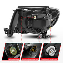 Load image into Gallery viewer, ANZO 05-11 Toyota Tacoma Projector Headlights w/Light Bar Switchback Black Housing ANZO ANZ111564