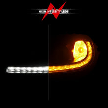 Load image into Gallery viewer, ANZO ANZO 05-13 Chevrolet Corvette Projector Headlights w/switchback &amp; Sequential LED - Black Amber