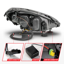 Load image into Gallery viewer, ANZO ANZO 05-13 Chevrolet Corvette Projector Headlights w/switchback &amp; Sequential LED - Black Amber