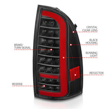 Load image into Gallery viewer, ANZO 05-15 Toyota Tacoma Full LED Tail Lights w/Light Bar Sequential Black Housing Clear Lens ANZO ANZ311427