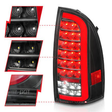 Load image into Gallery viewer, ANZO 05-15 Toyota Tacoma Full LED Tail Lights w/Light Bar Sequential Black Housing Clear Lens ANZO ANZ311427