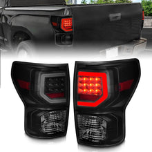 Load image into Gallery viewer, Anzo 07-11 Toyota Tundra Full LED Tailights Black Housing Smoke Lens G2 (w/C Light Bars) ANZO ANZ311387