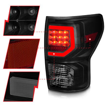 Load image into Gallery viewer, Anzo 07-11 Toyota Tundra Full LED Tailights Black Housing Smoke Lens G2 (w/C Light Bars) ANZO ANZ311387